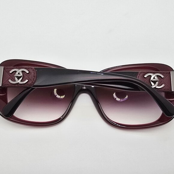 Chanel 5234-Q c.539/3P Red Frame Red Gradient Lens Sunglasses w/ Case Italy 57mm main image 15